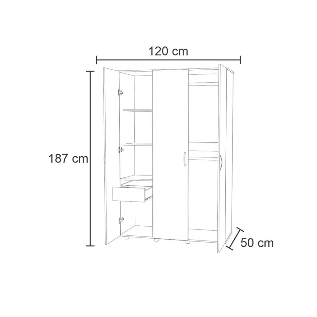 Closet Roma Germany 120X187Cm
