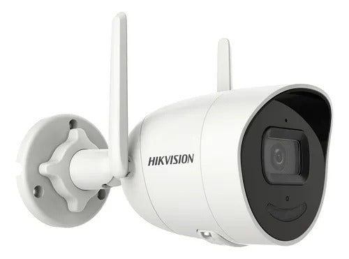 CÁMARA IP TIPO BALA FIJA CON AUDIO PARA EXTERIORES DE 2 MP CONEXIÓN A HIKCONNECT
