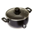 Olla 20 Cm Con tapa de vidrio