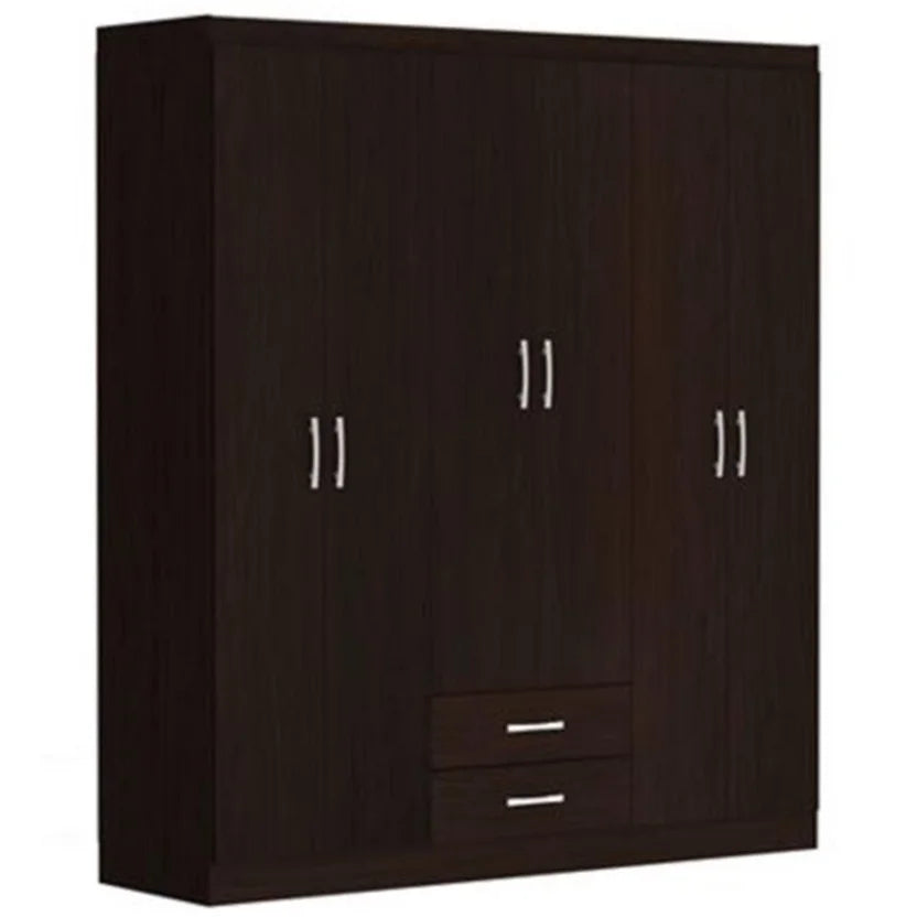 Closet Dallas 6 Puertas 2 Cajones 162x183x47 cm Café Casa Bonita